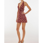 Eira™ - Polka punktu minikleita lycra