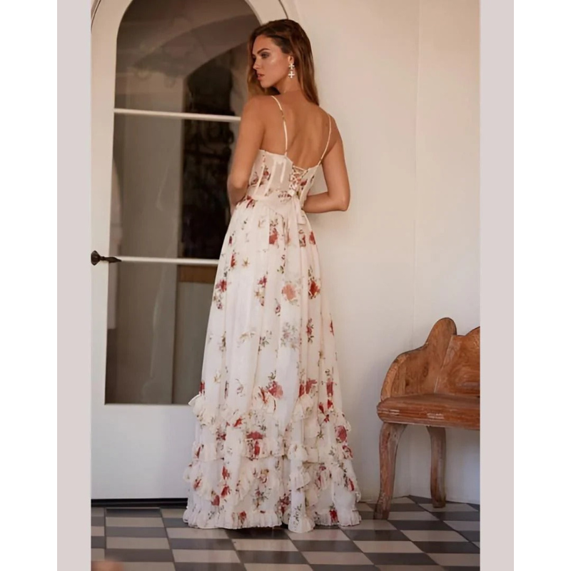 Sonja™ | Ziedu midi kleita