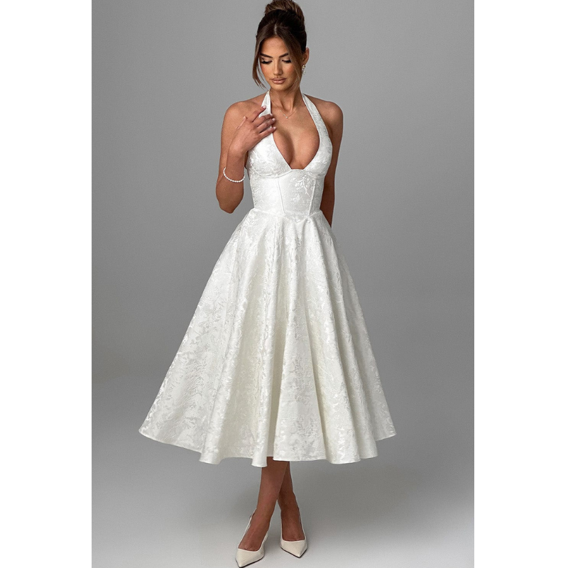 Ara™ | Midi kleita ar apkakles izgriezumu