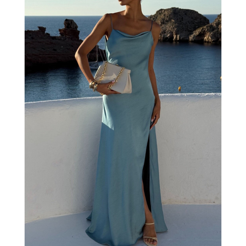 Malou™ - Seksīga un eleganta maksi kleita ar augstu šķēlumu sānos