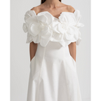 Merle™ | Ziedu midi kleita