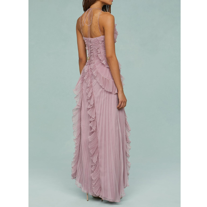 Mireva™ | garā, plūstošā kleita ar jūras straumes rakstu