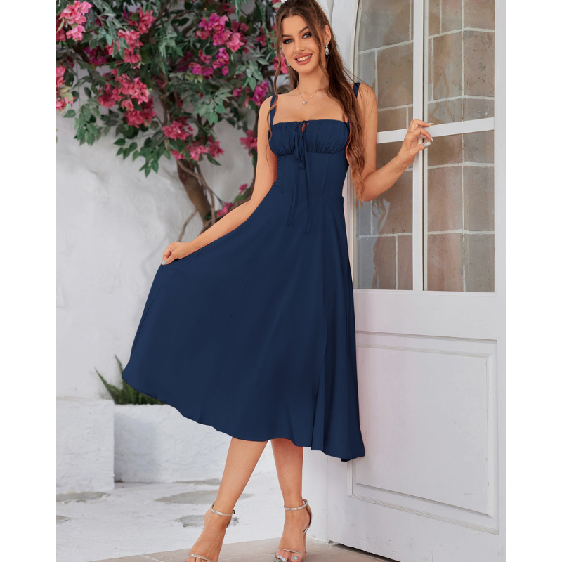 Vela™ - Krekliņš ar drapētu krūšu daļu un šķēlumu augšstilbā