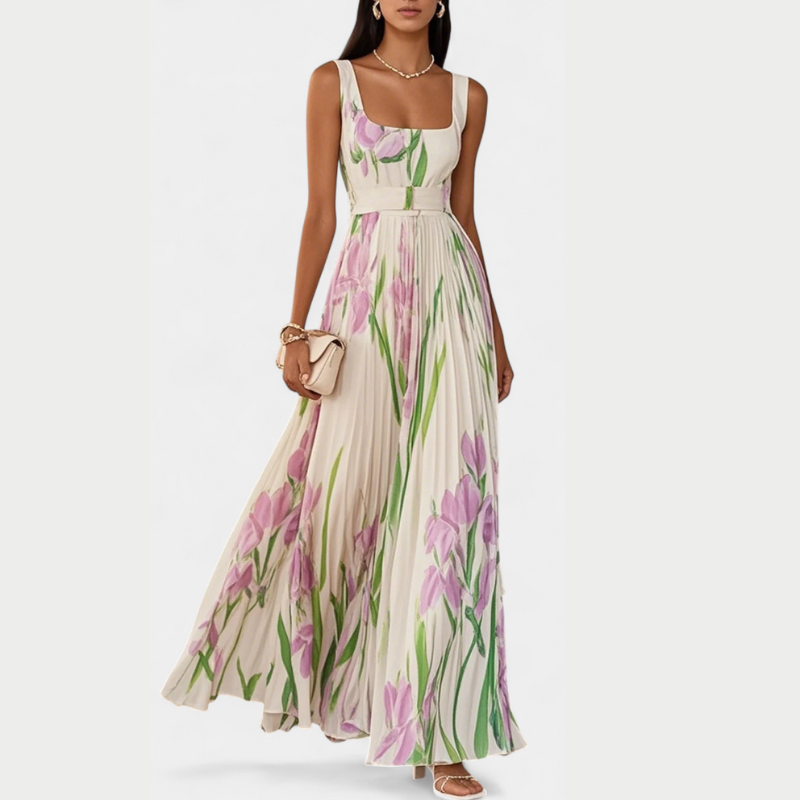 Calanthe™ | Eleganta kleita ar abstraktu rakstu