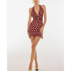 Eira™ - Polka punktu minikleita lycra