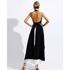 Inés™ | Slāņu halterneck kleita