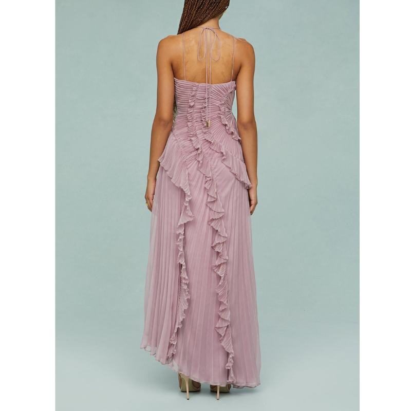 Mireva™ | garā, plūstošā kleita ar jūras straumes rakstu