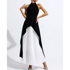 Inés™ | Slāņu halterneck kleita