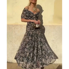Julieta™ | Eleganta V-veida kakla kleita ar atklātām pleciem