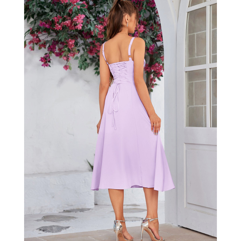 Vela™ - Krekliņš ar drapētu krūšu daļu un šķēlumu augšstilbā