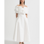 Merle™ | Ziedu midi kleita