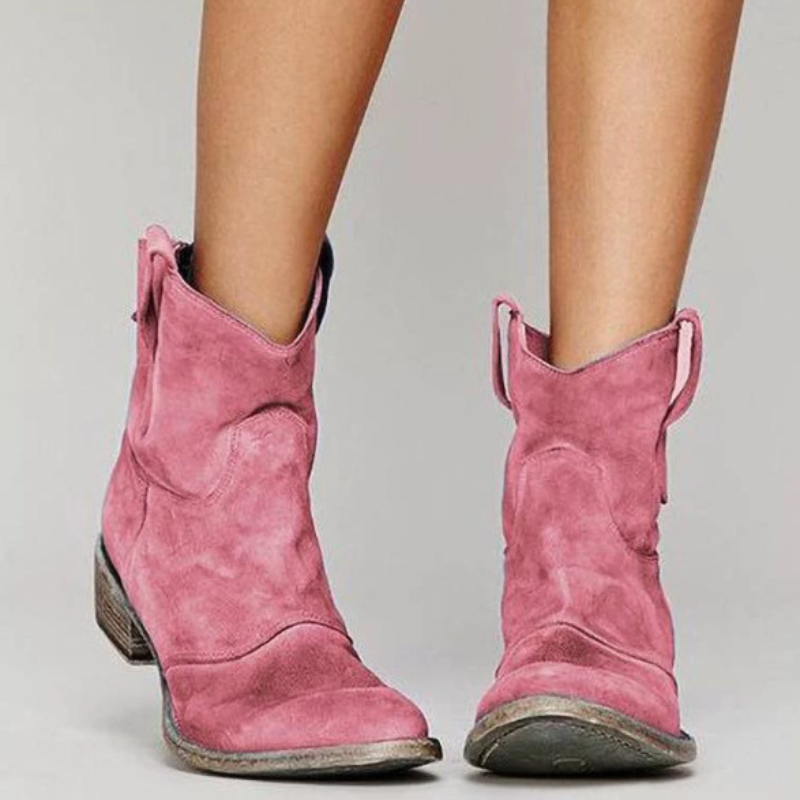 Carlotta™ | Premium ruskind potīšu zābaki