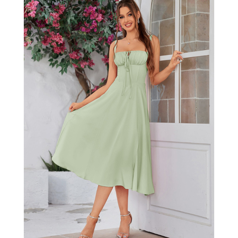 Vela™ - Krekliņš ar drapētu krūšu daļu un šķēlumu augšstilbā