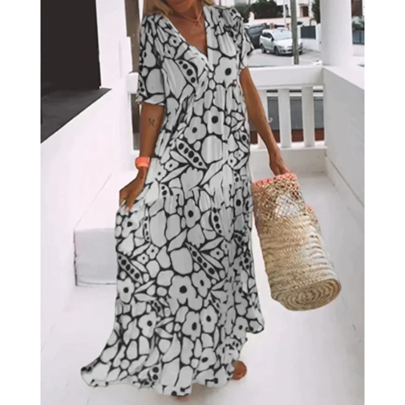 Kristīne™ | Plūstoša un viegla kleita vasarai