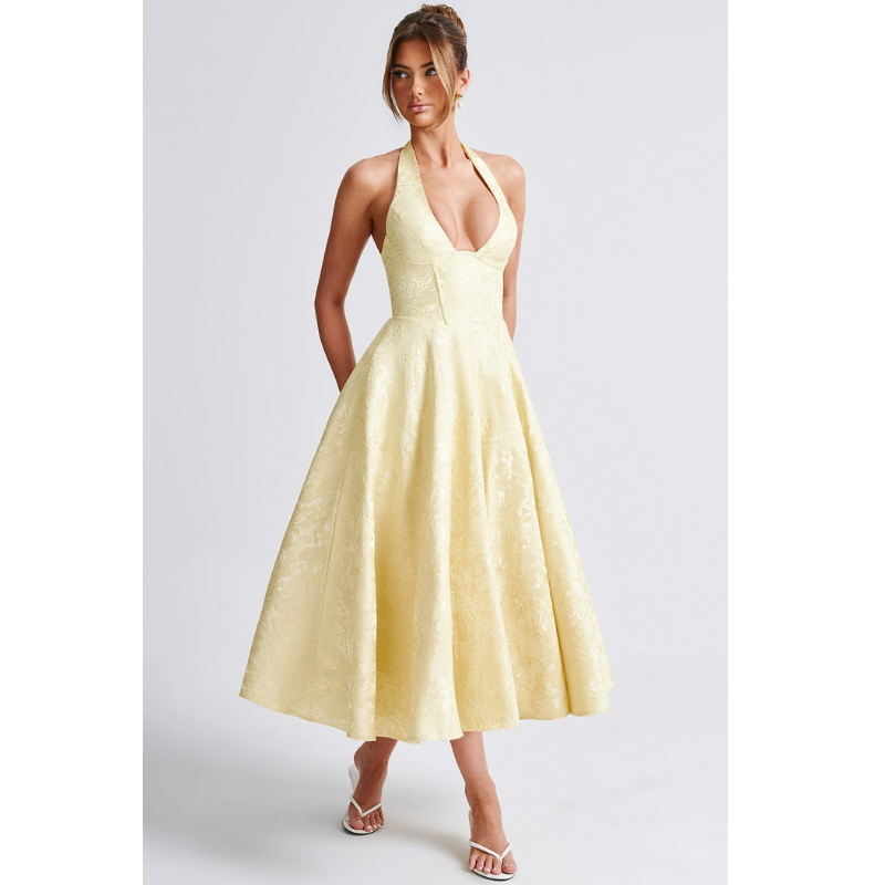 Ara™ | Midi kleita ar apkakles izgriezumu