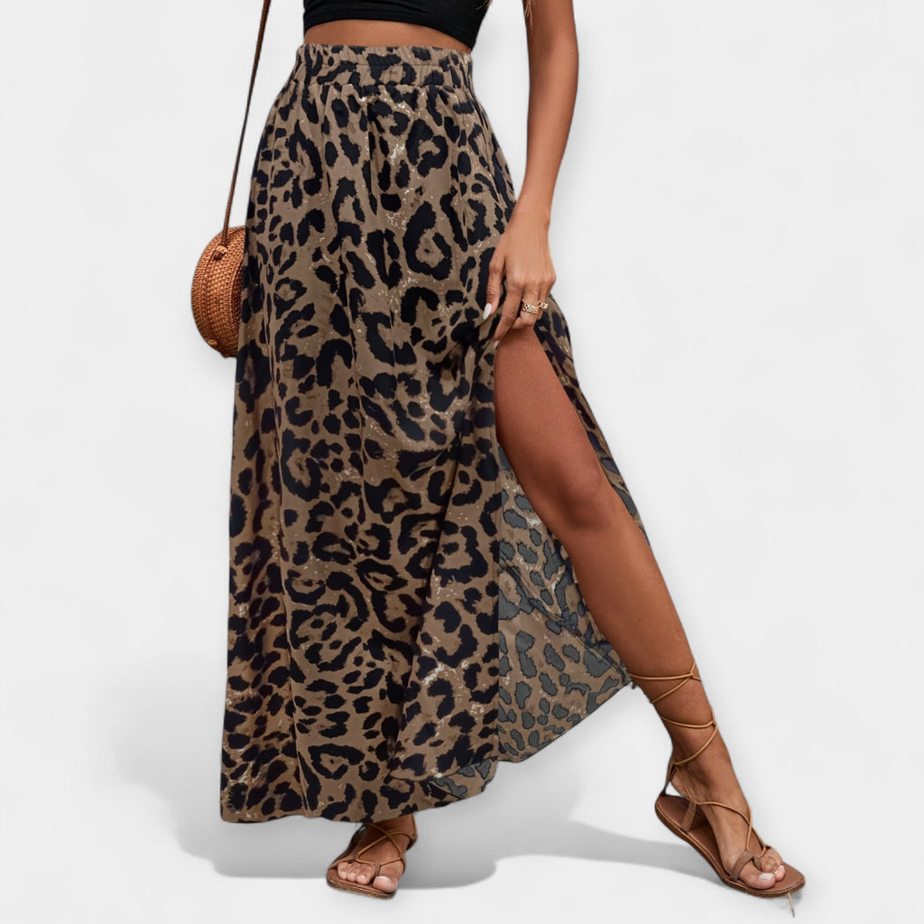 Sofija™ | Leoparda Midi Svārki