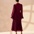 Ilze™ | Elegantā plisētā kleita