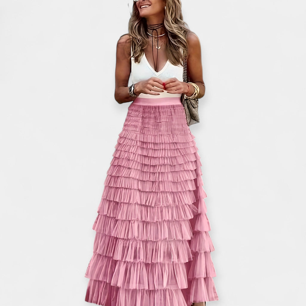 Inese™ | Boho Svārki ar Satīna Apdari