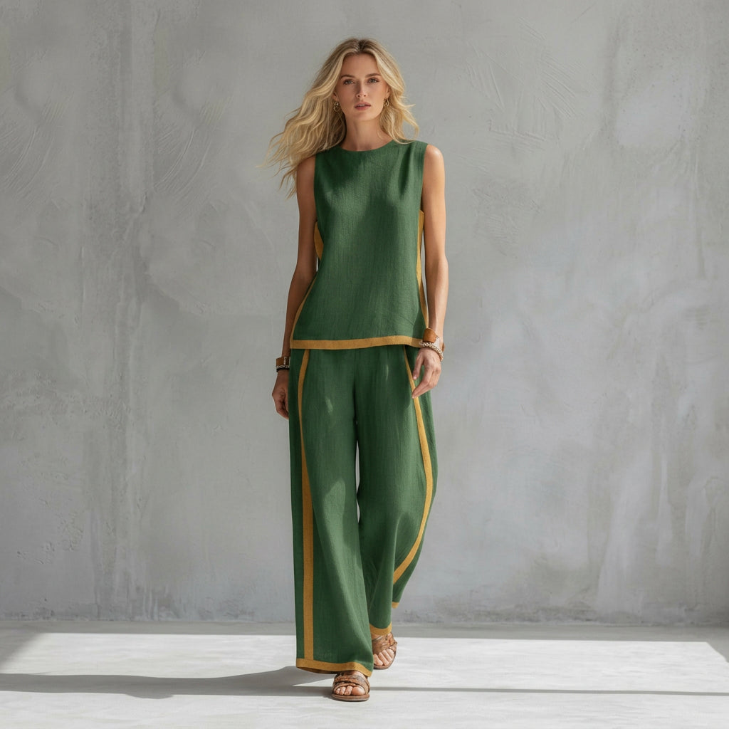Terēze™ | Elegants lina komplekts