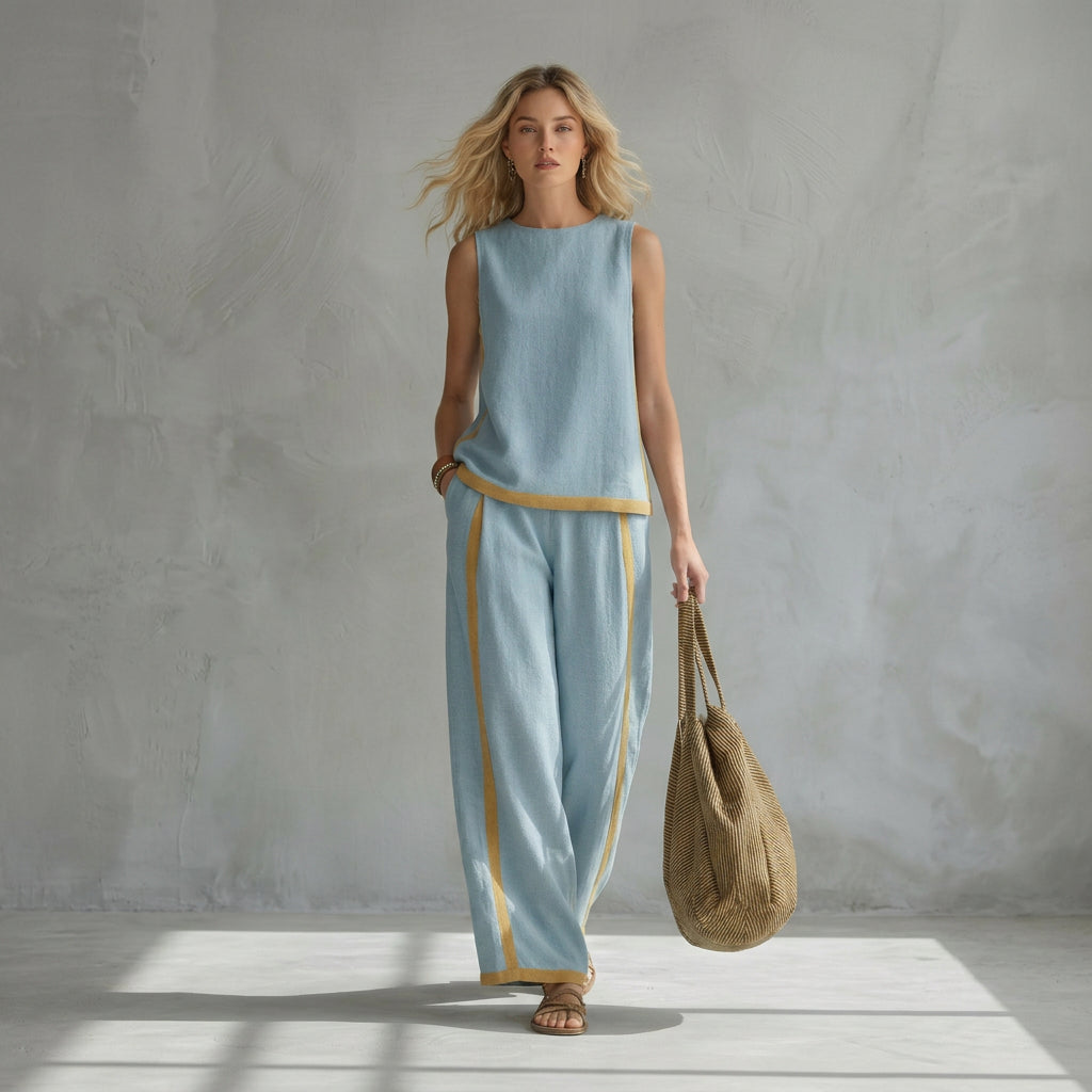 Terēze™ | Elegants lina komplekts
