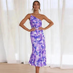 Eliza™ - Eleganta kleita ar vienu plecu
